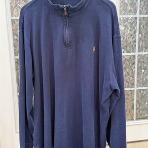 Polo by Ralph Lauren Navy Blue Zip Up Sweater